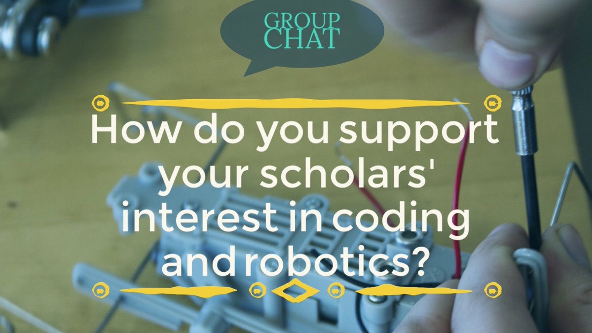 PDLNteam's tweet photo. New day, new group chat. We love to hear your responses! #edtech #coding #robotics #PDLNteam https://t.co/CZ5J2a2fjr