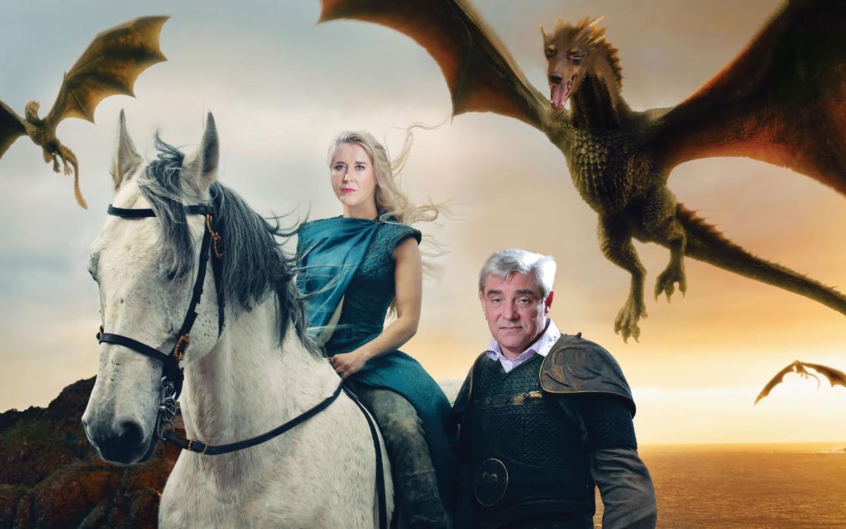 stephanddom's tweet photo. There’s a new Queen of Dragons… #GoTAtlantic #GameOfThrones #ChinChin https://t.co/akMzZObtrx