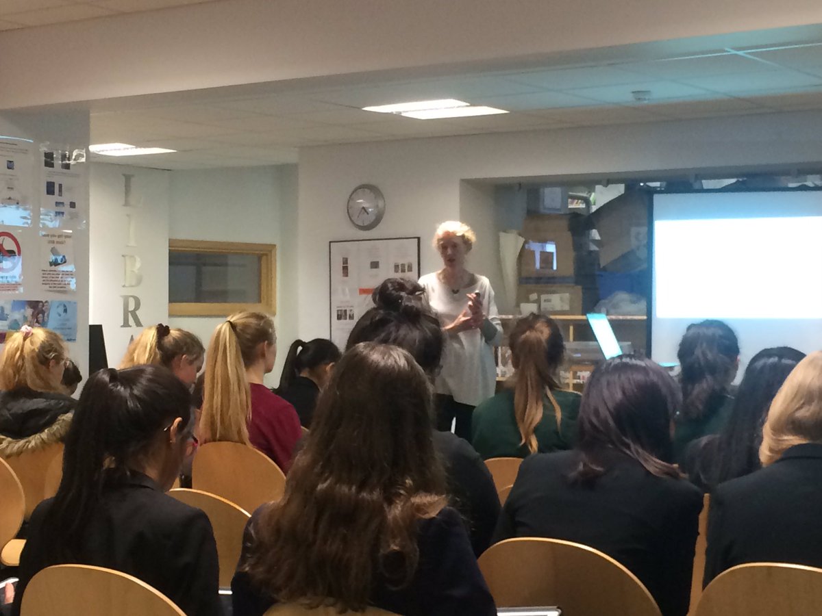 Very lucky to have Prof. Haigh from <a href="/imperialcollege/">Imperial College London</a> with us for a talk on Climate Change. #WomenInSTEM