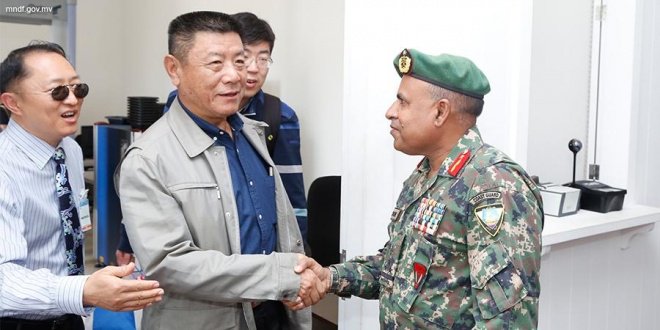 LuiMaldives's tweet image. #China ge #Navy #DeputyCommander #TianZhong #Raajje vadaigenfi sun.mv/73055/