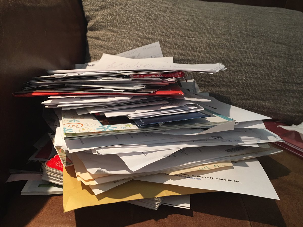 LauraLeesInc's tweet photo. Today I will take a deep breath &amp; file, trash or act on this per David Allen .@gtdtimes Getting Things Done. https://t.co/dT3ktbQ2YX