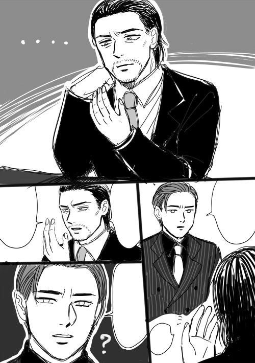 峯大に飢えてガシガシ描いたラフ・・・永遠に完成しなそう 