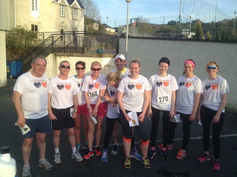 All happy after the final night of the (factory league)