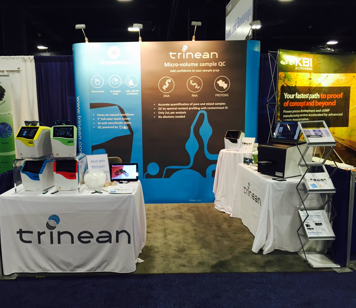 KimPlasman's tweet photo. Visit us at PEGS Boston! Play our DropPlate game and win Belgian chocolates! #Trinean #booth324 #DropSense #QC https://t.co/O7nTKLvmKl