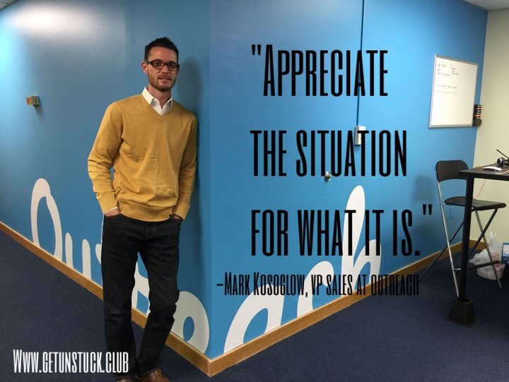 Immediatelyapp's tweet photo. According to Mark, any challenge is an opportunity to grow. What a great perspective! @GIDselling #getunstuckdaily https://t.co/Acm56baemW