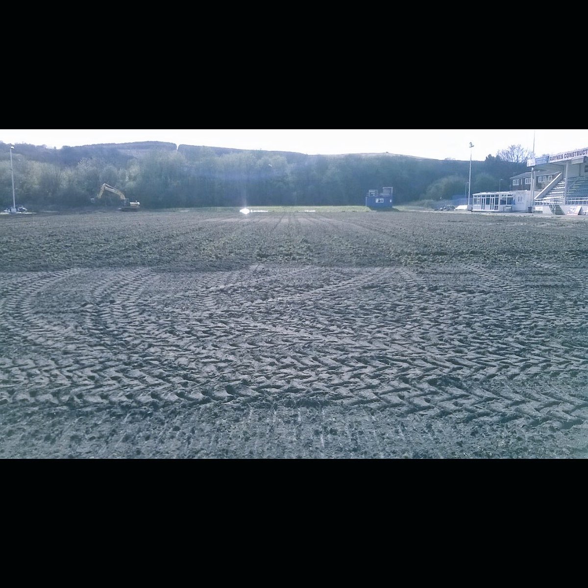 The pitch is coming up <a href="/RFCMerthyr/">Merthyr RFC 🏉</a> ready for the new 4G and the start of the season in the premiership 👌🏉 #ironmen
