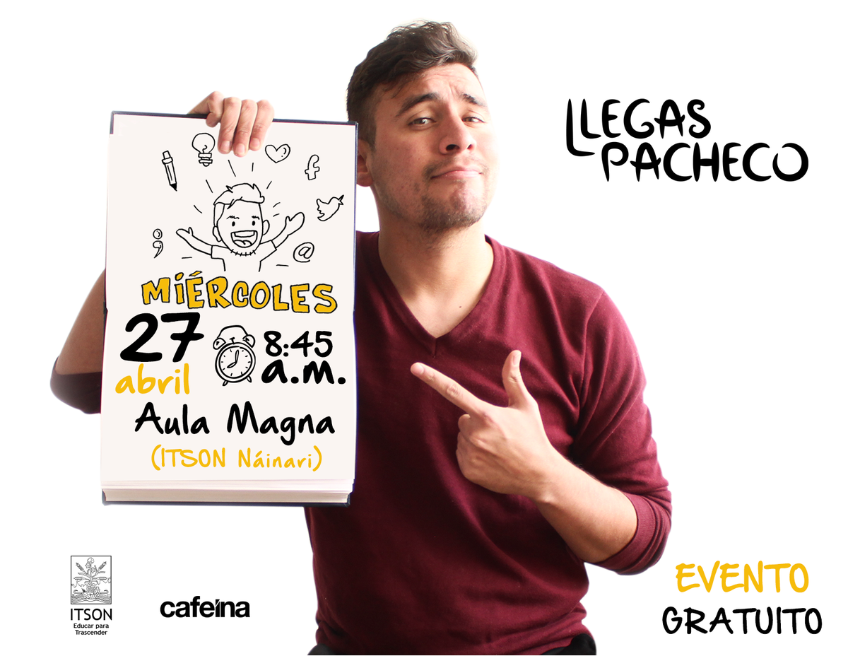 CafeinaRevista's tweet photo. #RevistaCafeína #DíadeldiseñadorgráficoITSON #LlegasPacheco https://t.co/k24V5FkOid