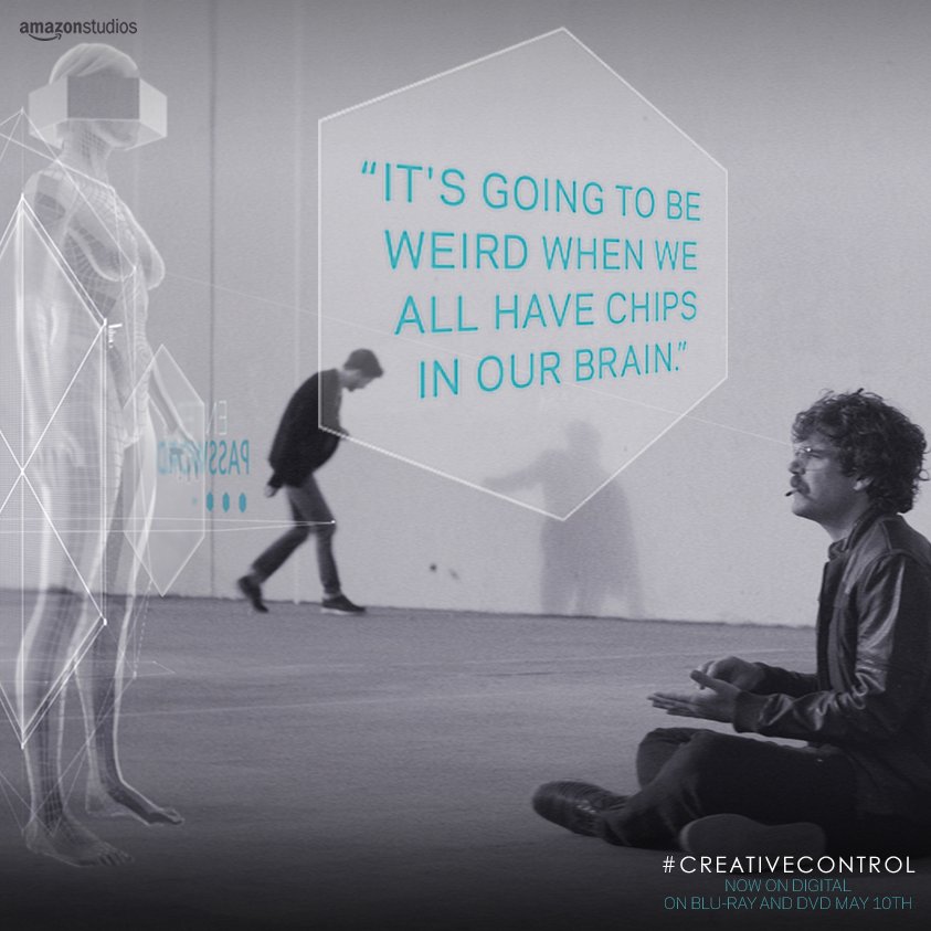 creativecontrol's tweet photo. Humanity is getting an upgrade. #CreativeControl is Now Available on Digital: https://t.co/ir4ZsRCSSO https://t.co/hGkTSYayzK
