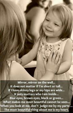 "Mirror mirror on the wall, it does not matter if im short or tall.." #Loveyourself #Truebeauty