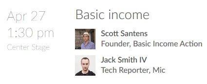 scottsantens's tweet photo. In New Orleans for the #CollisionConf &amp; hoping to hear about #basicincome? @JackSmithIV &amp; I have you covered on Wed. https://t.co/OLpA3qeQr1