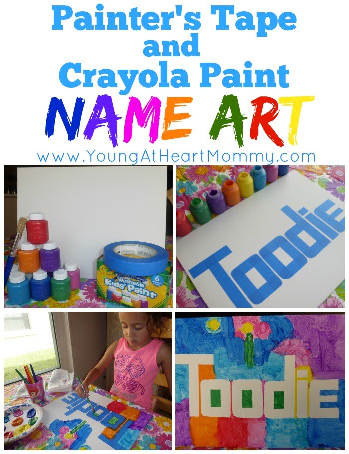 Jessica On Twitter Painter S Tape Crayola Paint Name Art Kid S