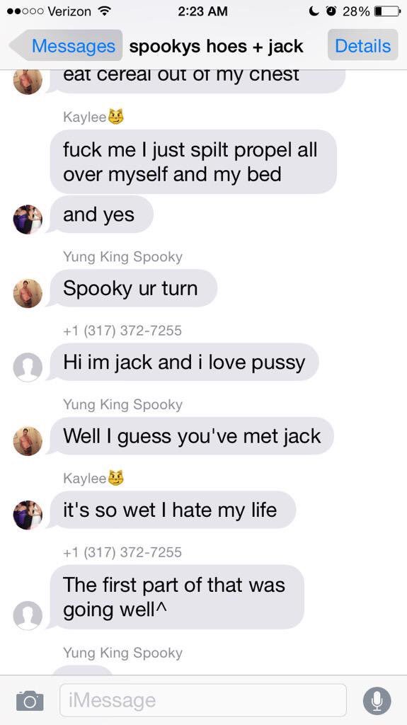 Kmorrow1016's tweet photo. Miss the group chats... Minus jack @kayleeduggerr @DrewFoz @JensenKolby https://t.co/rN3wrHpFZP