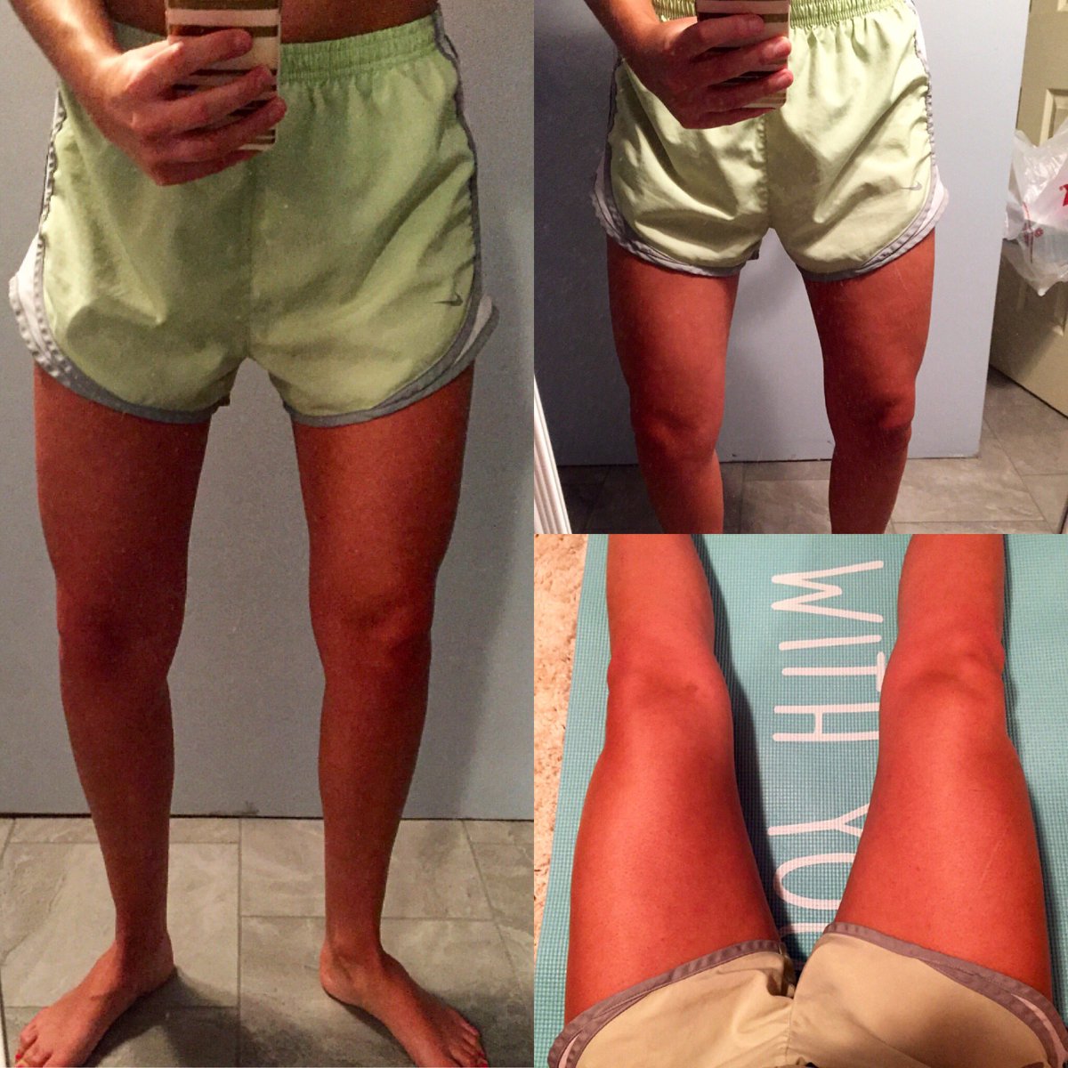 mrsdomarnold's tweet photo. hi just showing y'all my leg progress because I'm obsessed with the results I'm getting from 21 day fix 😍💛💪🏼 https://t.co/GSF0nSidZa