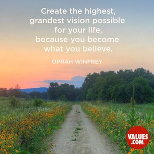ChaserBStuff's tweet photo. "Create the highest, grandest vision possible for your life, because you become what you believe." ~Oprah Winfrey https://t.co/5A3sKCInQK