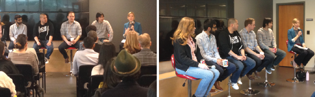 simonchouu's tweet photo. Did you make it to the #TechTalentBC panel on Growing a Dev Team w @Lighthouse_Labs? Recap → https://t.co/gtmC5mReiI https://t.co/84piOw4Ve1