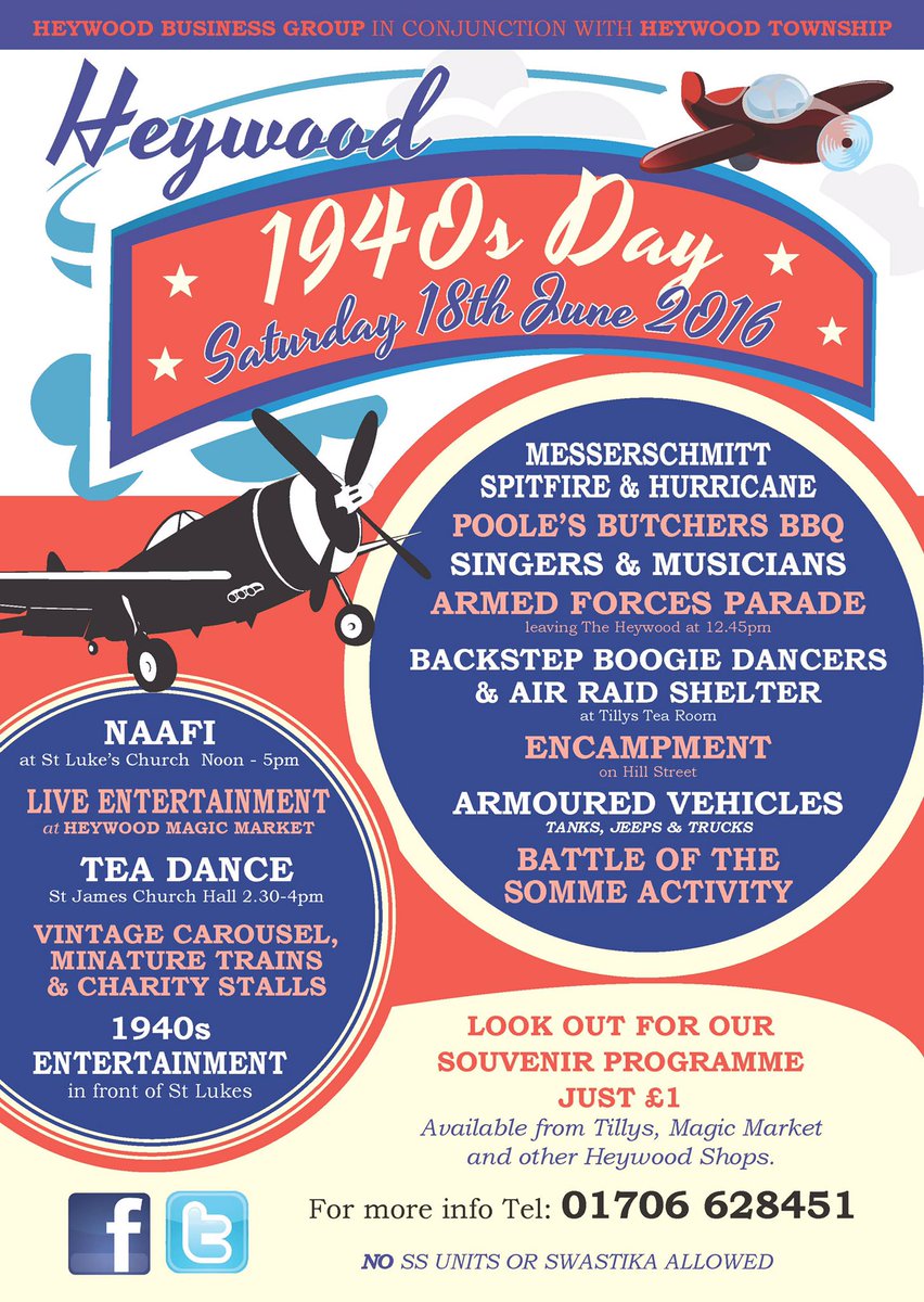 Heywood 1940s Day tweet media