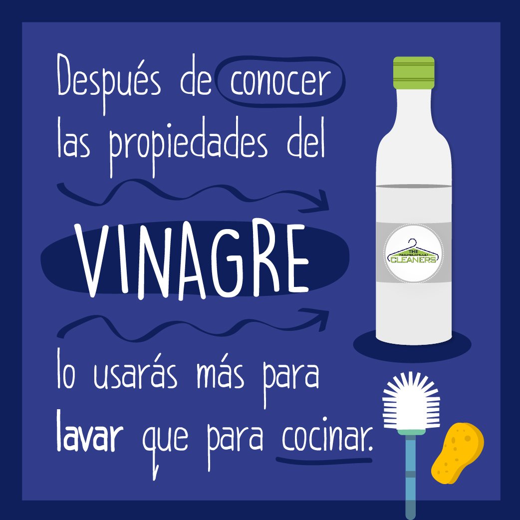 TheNBHcleaners's tweet photo. El uso del #vinagre al momento de lavar #ropa: quita olores, #manchas, bacterias y blanquea la ropa. #LaundryTips https://t.co/YwrJ8QLujZ