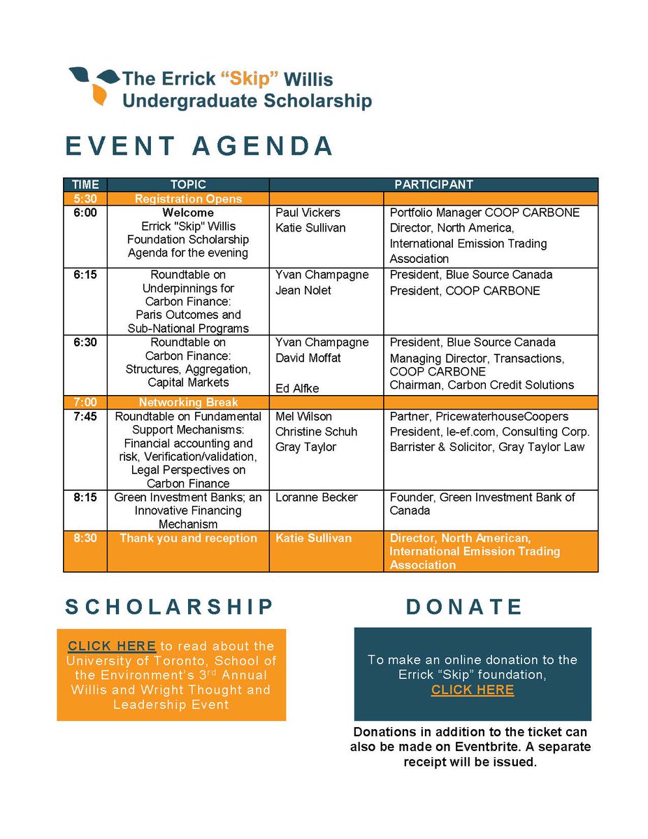 UofTenvironment's tweet photo. #Calgary April 27. An Evening Discussing #Carbon Finance with ind experts https://t.co/H1RromIrRz Space is limited! https://t.co/WucAgXmsWz