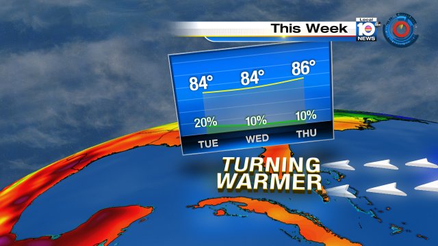 The week begins "seasonably" warm and then it gets even warmer toward the end of the week. https://t.co/QaOQTWbPfA
