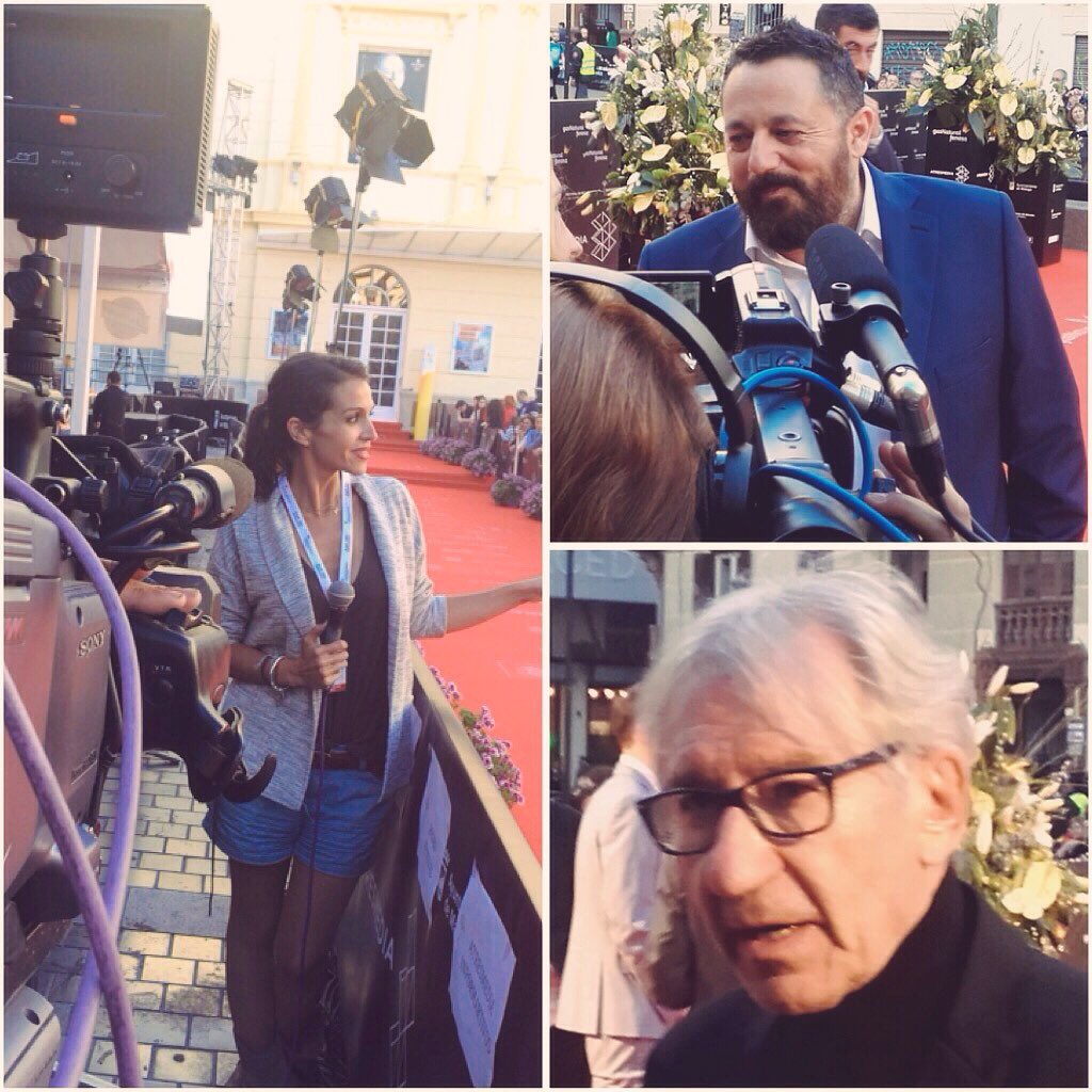 ¡Acción! en el <a href="/festivalmalaga/">Festival de Málaga</a> con el gran <a href="/NietoPepon/">Pepon Nieto</a> y el maestro José Sacristán #FestivalDeCineMalaga <a href="/Ro_Arauz/">Rocío Arauz</a>