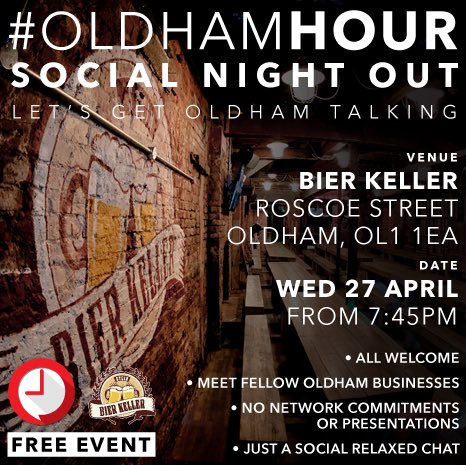 Oldham_Hour's tweet photo. #OldhamHour 

Anymore joining us for the SOCIAL NIGHT? 

DM us if you wish to attend. Going to be a great evening. https://t.co/uTMmYIqhZu