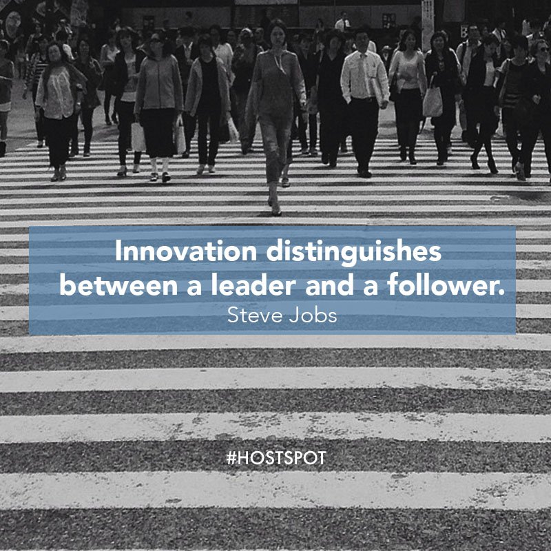 hostspot's tweet image. #mondaymotivation Become a leader. #SteveJobs #RetailTip