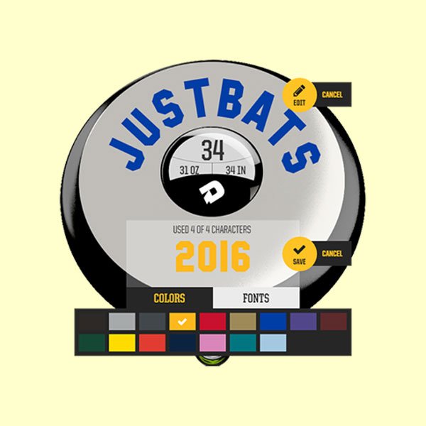 JustBats's tweet image. Swing w/ Personality...swing a custom bat from @DeMarini: hubs.ly/H02NzHv0 #JustBats #CustomBat