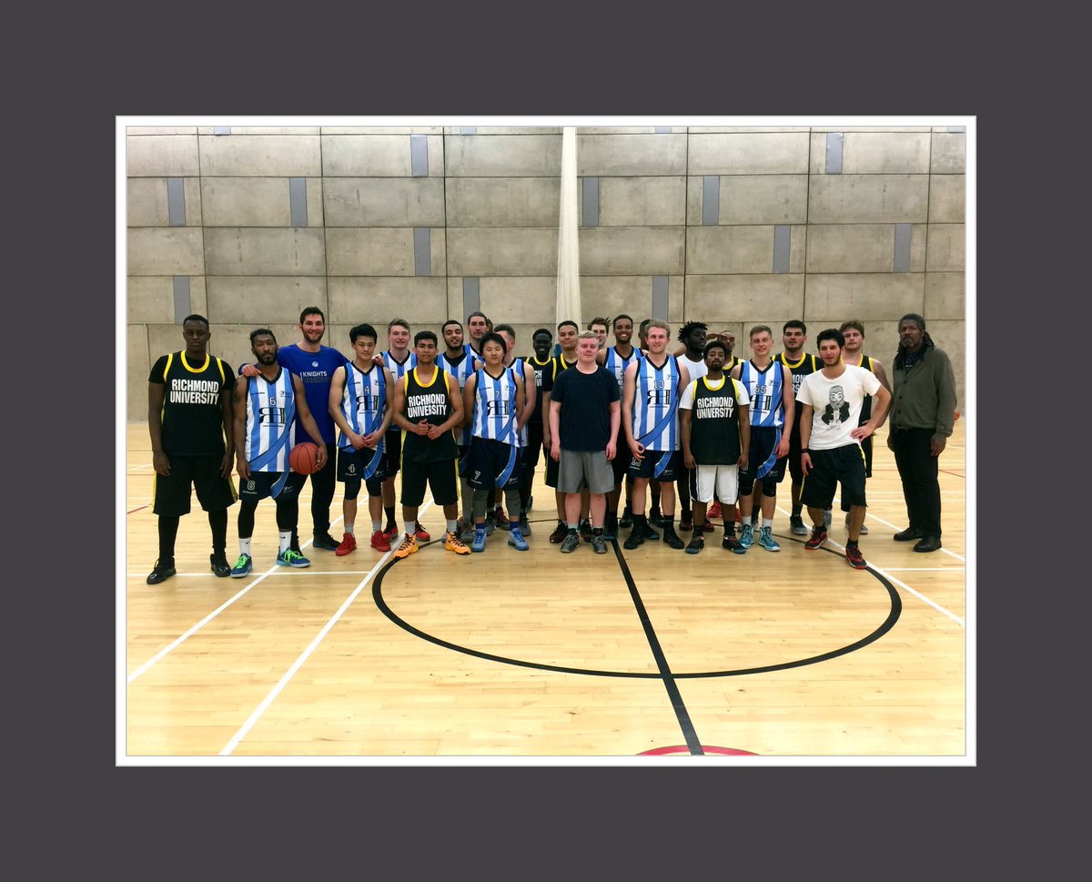 CoachAWallace7's tweet photo. Great friendly game between @richmonduni Men's bball team and @SMU_Basketball. Thanks for coming down to @stmaryssu. https://t.co/aOvDrUkd5U