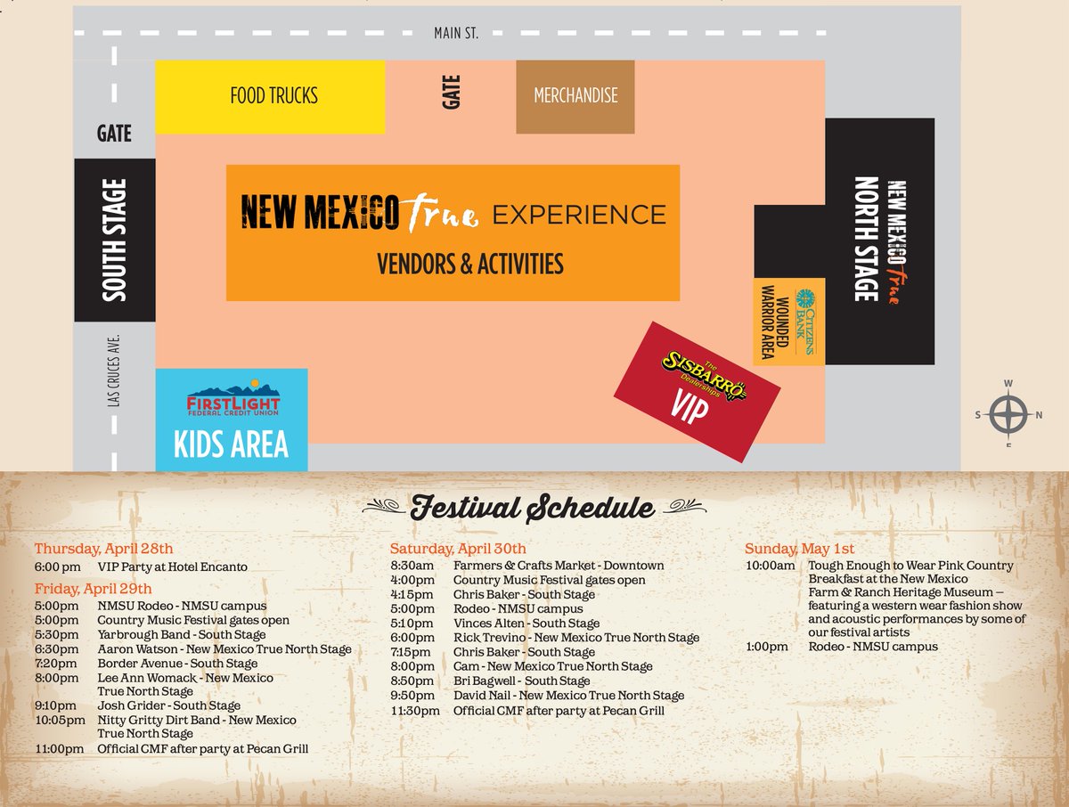 Only 4 days!The LasCruces Country Music Festival!#lccmf16 <a href="/Yarbroughband/">The Yarbrough Band</a> @BorderAvenue <a href="/VinceAlten/">Vince Alten</a> <a href="/Chrisbakermusic/">Chris Baker</a>