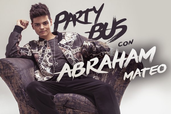 laoctava_tv's tweet photo. Enfiestate junto a @AbrahamMateoMus ¡Gana tus pases al #PartyBus977 https://t.co/Hp1VpTmbUp https://t.co/wSqHUuai5d