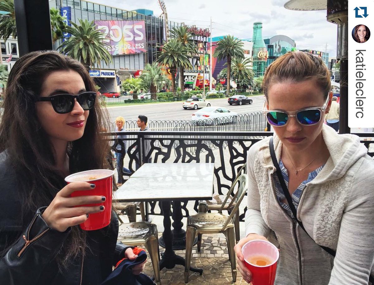 VanessaMarano's tweet photo. #Repost @katieleclerc
Low Key Vegas but #weneedjackets and more #BackpackProsecco and some⦠https://t.co/vnLAJxPovA https://t.co/iUAE0Ovs51