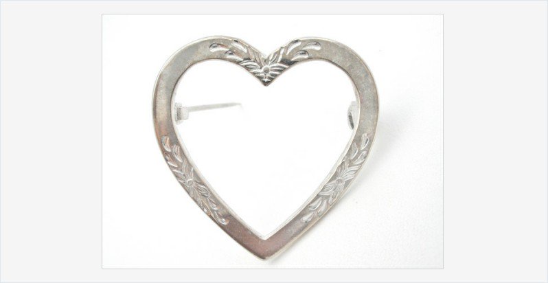 JewelryLadyChic's tweet image. Art Deco Heart Brooch Pin Sterling Silver by Napier #heartbrooch #napierpin thejewelryladysstore.com/collections/br…