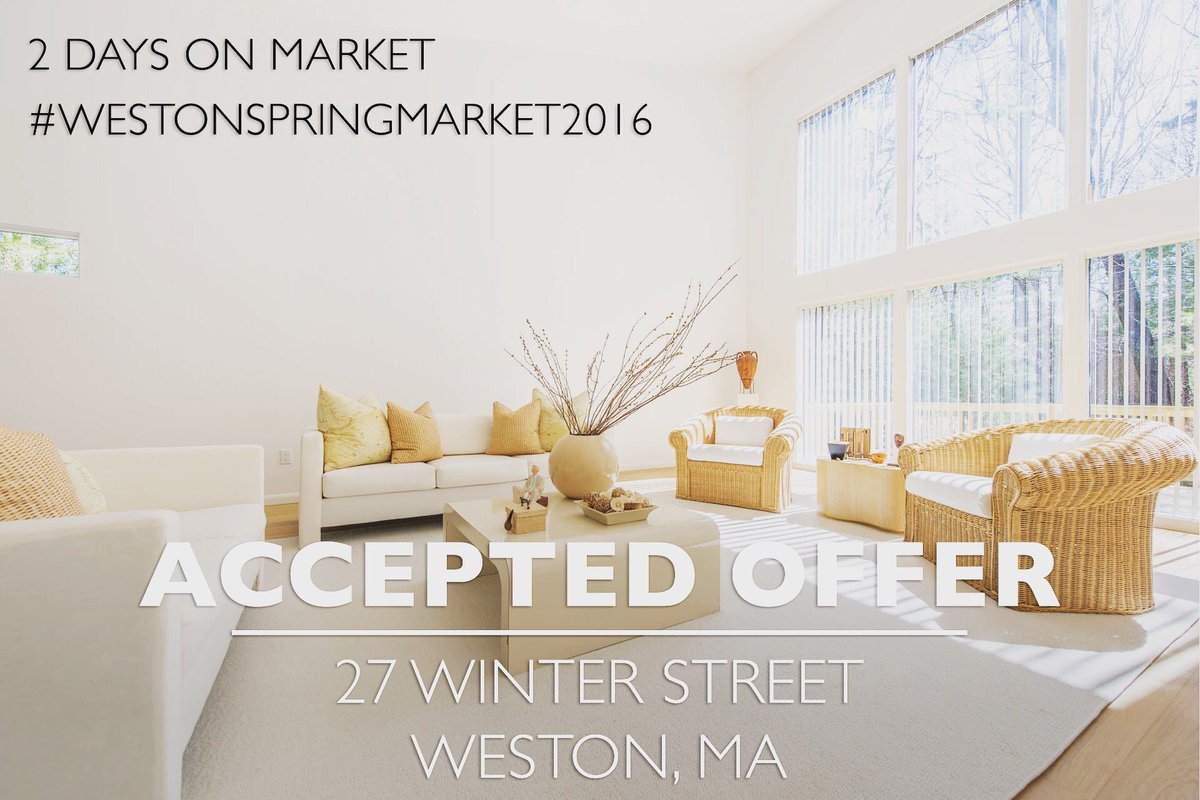 ChaplinPartners's tweet image. After just 2 days on market our #GreatEstate at 27 Winter Street has an #AcceptedOffer 27winter.greatestate.com