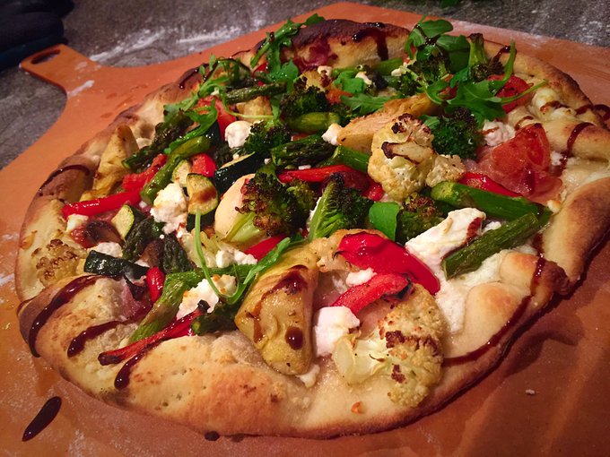 Made a veggie flatbread tonight. I've been a cooking maniac this week, even with a fucked up ribcage<a href="/tag/tanning"class="tags"><span>#tanning</span></a><a href="/tag/thursdaytreat"class="tags"><span>#thursdaytreat</span></a><a href="/tag/tanlines"class="tags"><span>#tanlines</span></a><a href="/tag/nipplepier"class="tags"><span>#nipplepier</span></a>