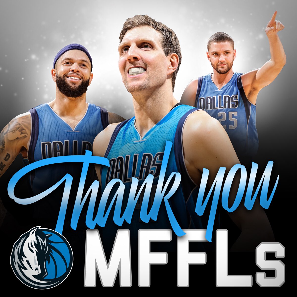 dallasmavs's tweet photo. Thank you #MFFL's for all the support this season, we love each &amp; everyone of you! https://t.co/DSfFdNObqh