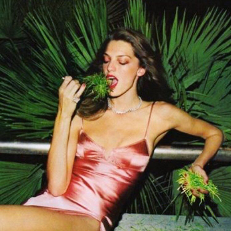 Monday Night Dinner #detox || #DariaWerbowy by #HelmutNewton