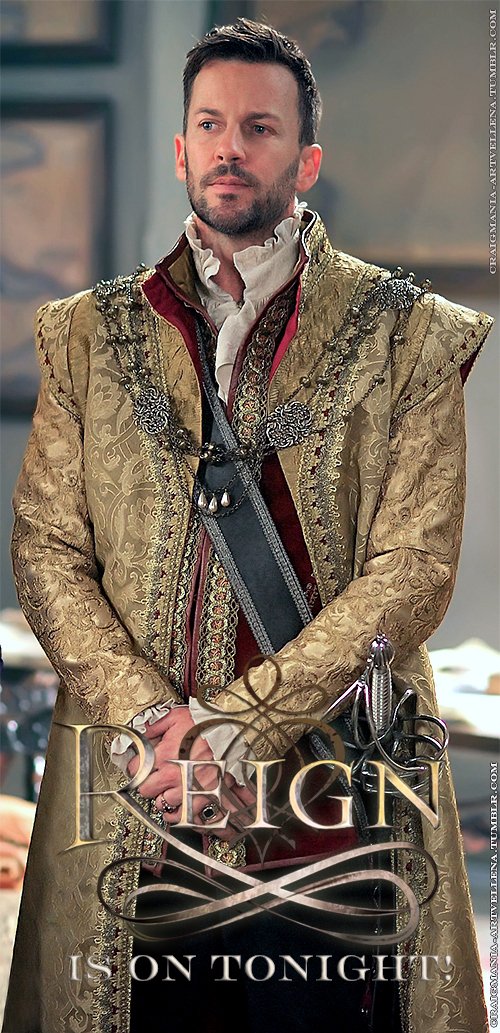 VellenaArt's tweet photo. Donβt miss the return of #Reign! β βReignβ is on tonight on the CW! @CWReign #ReignSeason3 #CraigParker #craigmania https://t.co/Ogs3g6TnLl