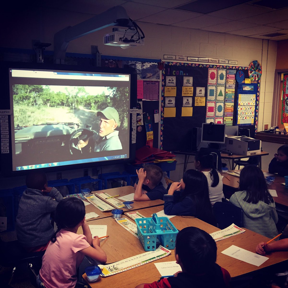 1stgradeWilson's tweet image. Thank you @Mrs_CAltman for organizing our #SafariLive trip @GlenwoodES