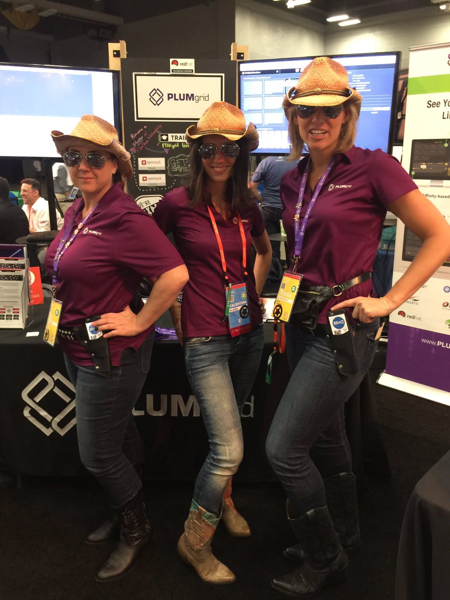 Watch out for the Banditas at #PLUMgrid booth <a href="/valealaria/">Valentina Alaria</a> <a href="/ExtremeDebra/">Debra Robertson</a> @gr8smyle #OpenStack