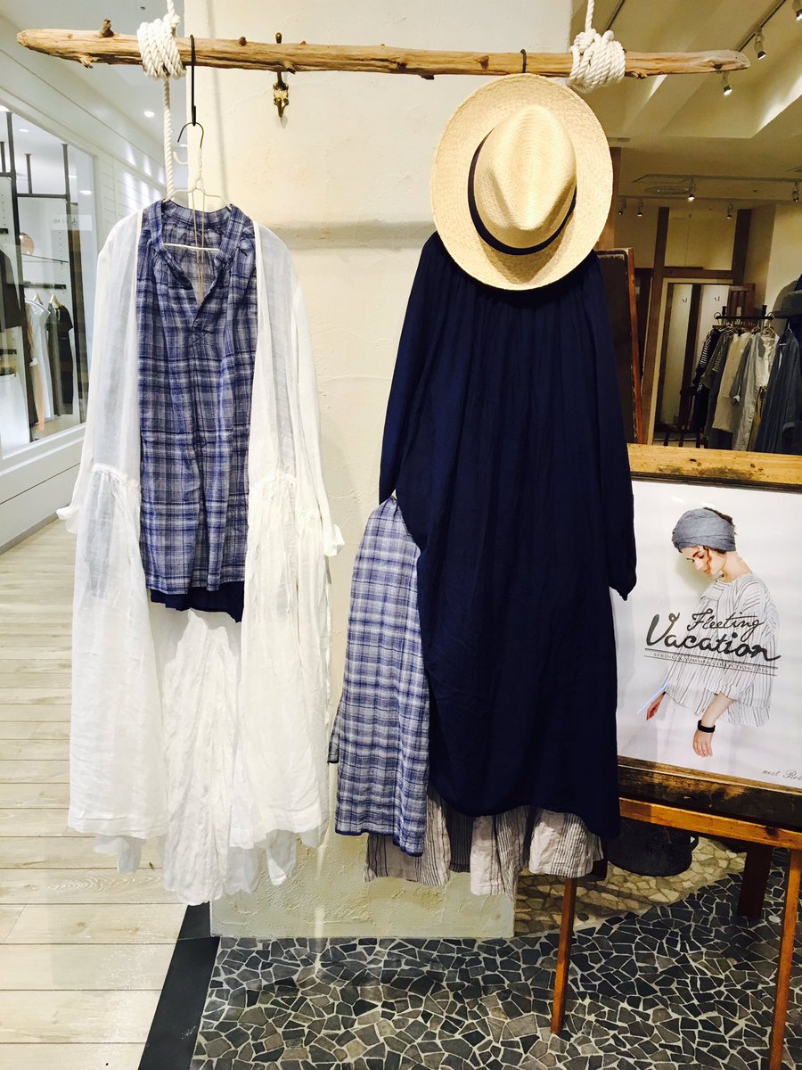 Twitter पर Nestrobe Fukuoka おはようございます カディチェックシリーズ 福岡店にも入荷しております とても軽くて涼しげですよ 同じカディコットンの羽織で合わせても可愛いです ぜひ店頭に見にいらして下さいね ネストローブ Parco Fukuoka