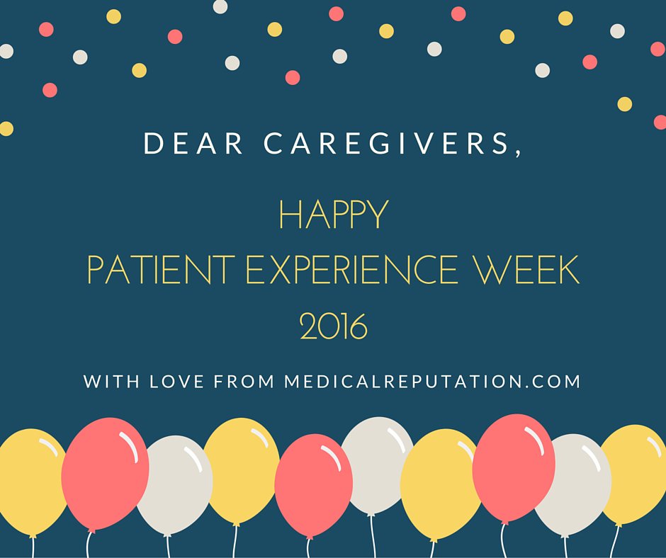 Med_Reputation's tweet image. Happy Patient Experience Week 2016!