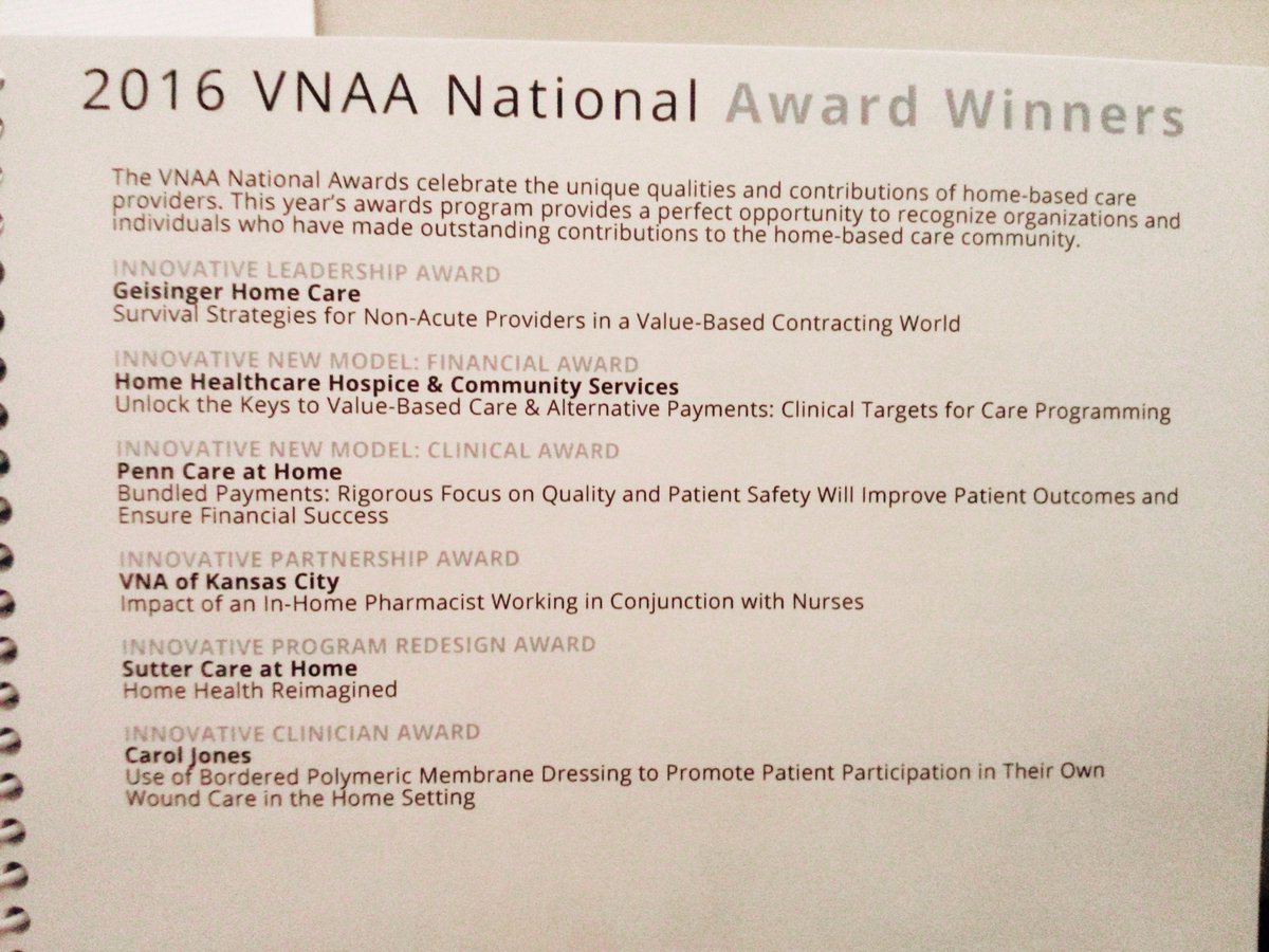 SHPdata's tweet photo. We're proud to see so many #SHPdata customers on the list of @VNAA National Award Winners. Keep up the great work! https://t.co/IHoYakBS9L