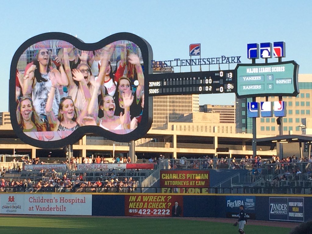 mrsrichardsonrv's tweet photo. Devin Holder @DECAInc night @nashvillesounds baseball game @DrFoxworth @rvhs careers on display #scacte https://t.co/sMDRfav4zM
