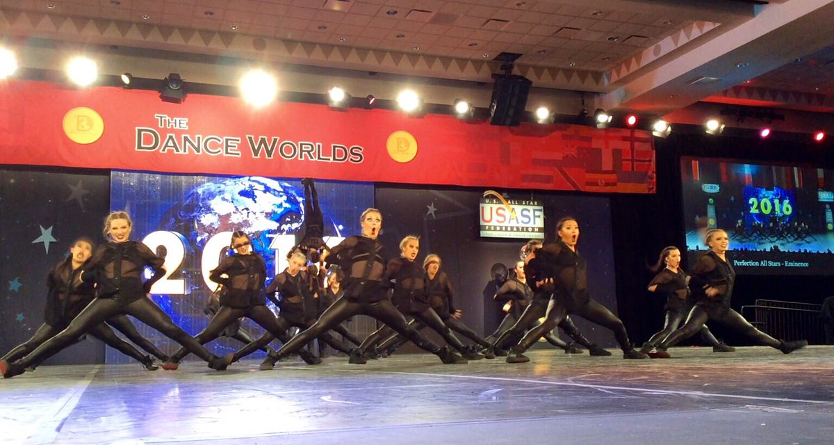 DanceWorlds's tweet photo. The ladies from Perfection All Stars - Eminence had the whole crowd clapping! #LSHH #danceworlds2016 https://t.co/t1Lh5DKyZF