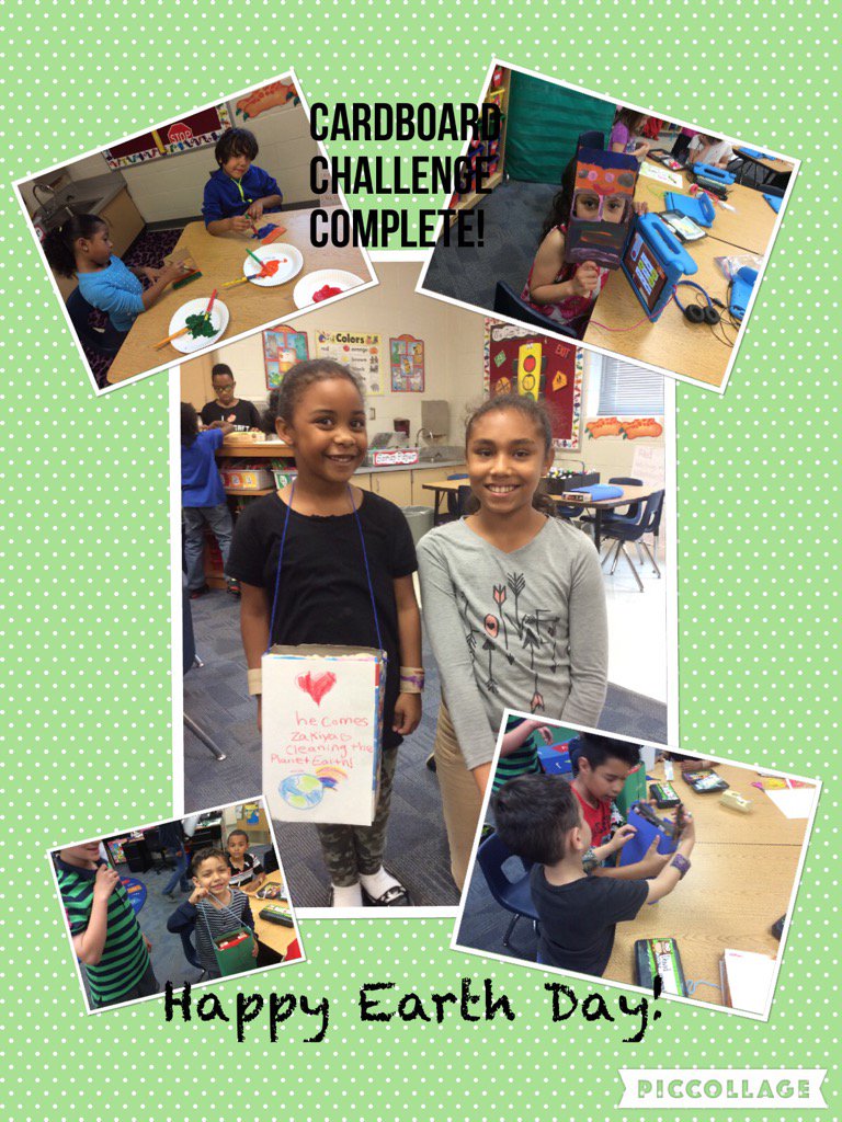 shaferkdgrocks's tweet photo. Cool new stuff and tools to help us save the planet! Cardboard challenge complete.@Buffaloes_SMSD #TeamComanche https://t.co/oag1aT4fCj