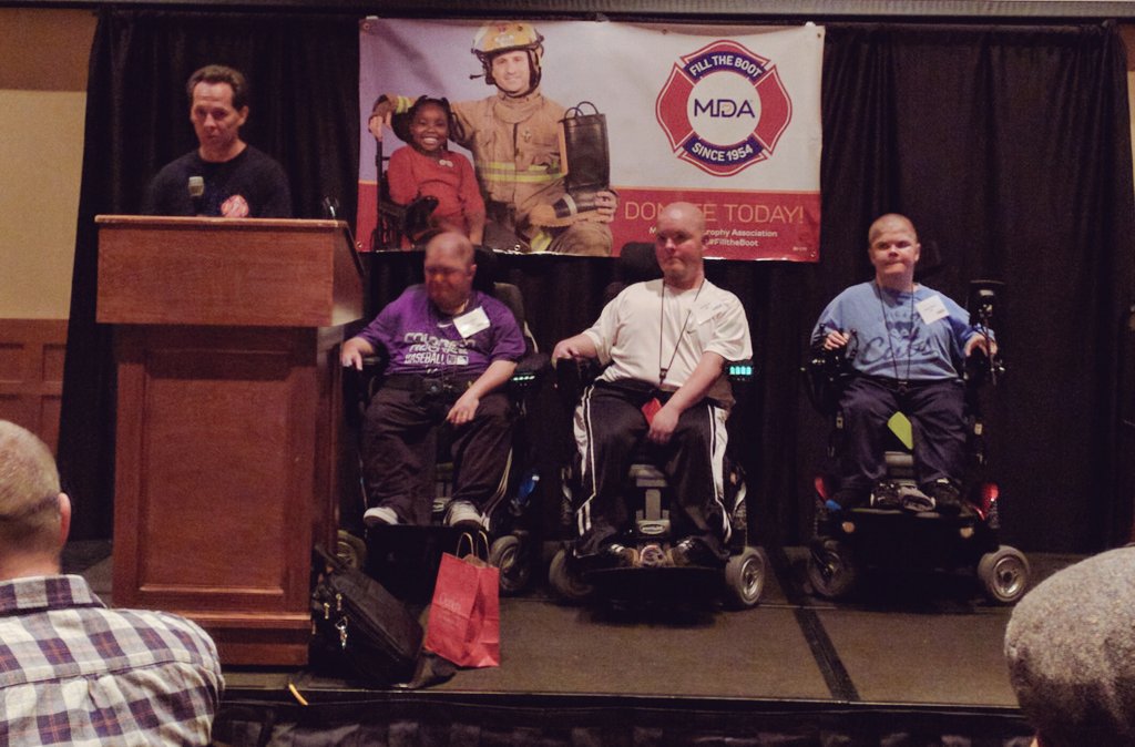 local5iaff's tweet photo. #local5 getting to meet the families effected and assisted by @MDARMountains #mdabootcamp #filltheboot #ftb2016 https://t.co/yTcTyjkyFF