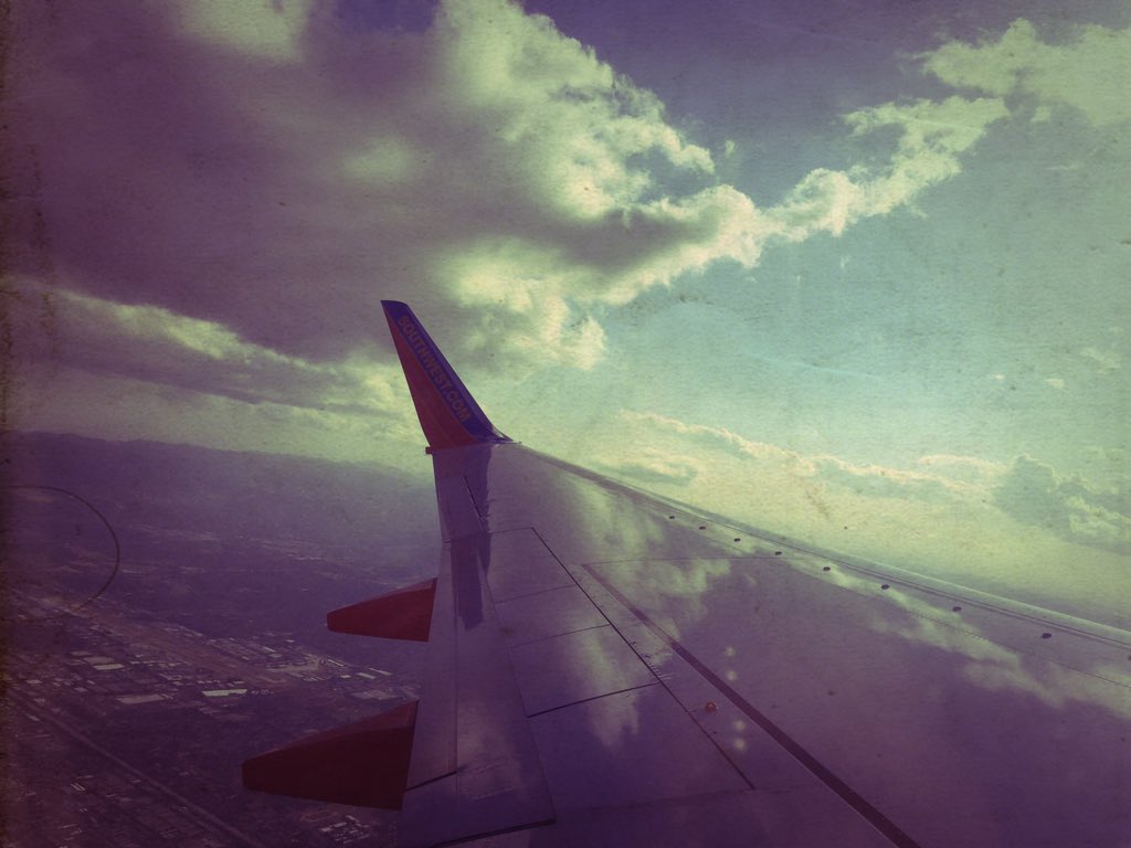 Somehow flying always seems to inspire me to write. #InspiringJourneys @WoodburyU