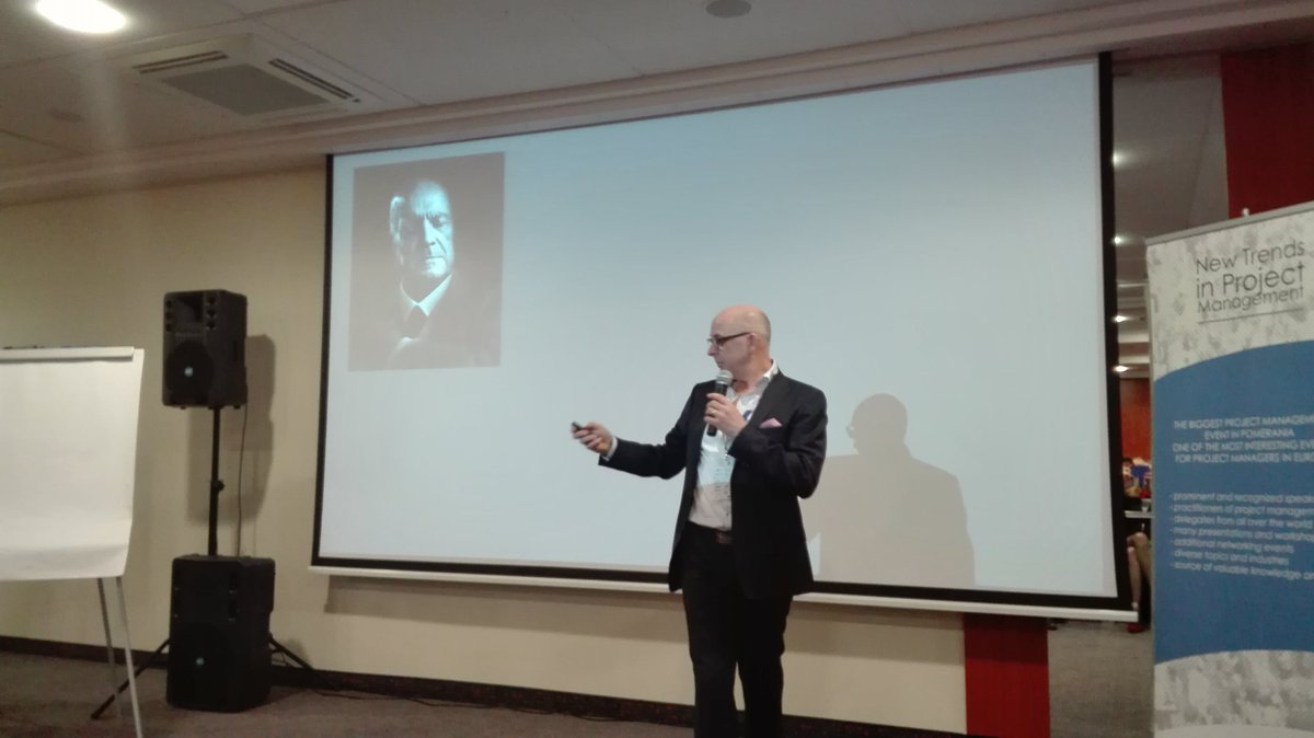 ntpm_poland's tweet photo. @harleylovegrove opening keynote during 2nd day of @ntpm_poland #pm #change #leadership with @AgaGasperini @PKotecki https://t.co/gElVDKHbR9