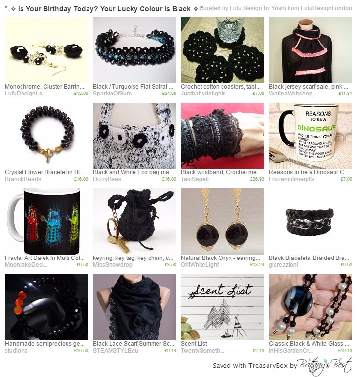 WireWratty's tweet photo. °˖✧ Is Your Birthday Today? Your Lucky Colour is Black ✧˖° by @lufudesign  https://t.co/RpJwdXqmrb  #treasurytuesday https://t.co/nqoNgyRzSA