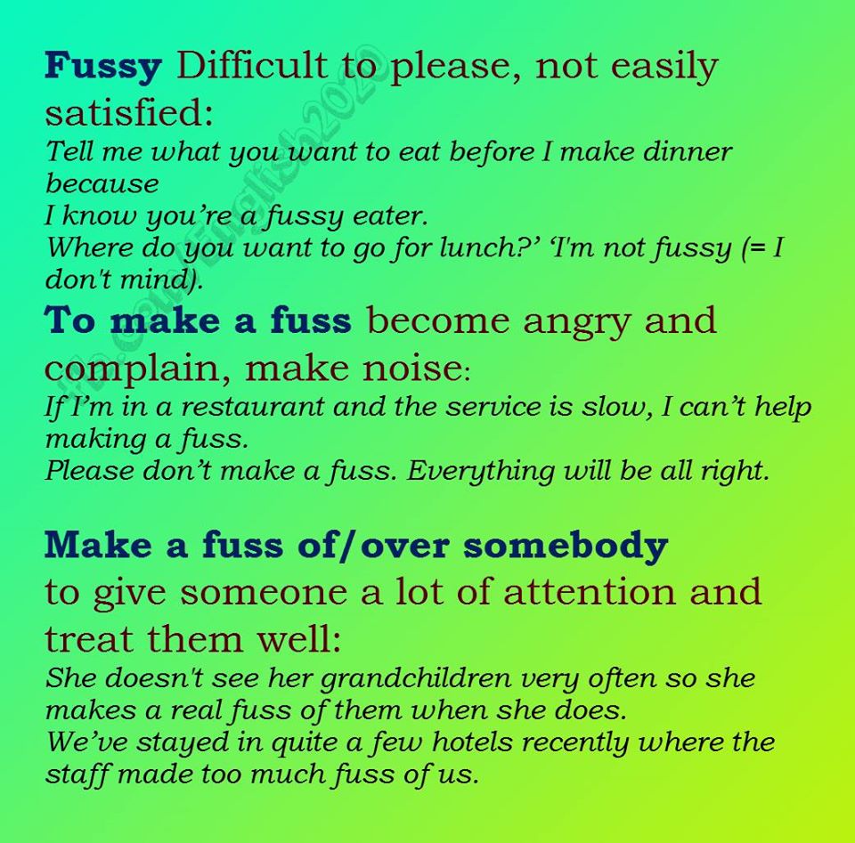 Difficult to tell. Идиомы make a Fuss. Fussy Eater перевод. Предложение со словом fussy. Make a Fuss перевод.